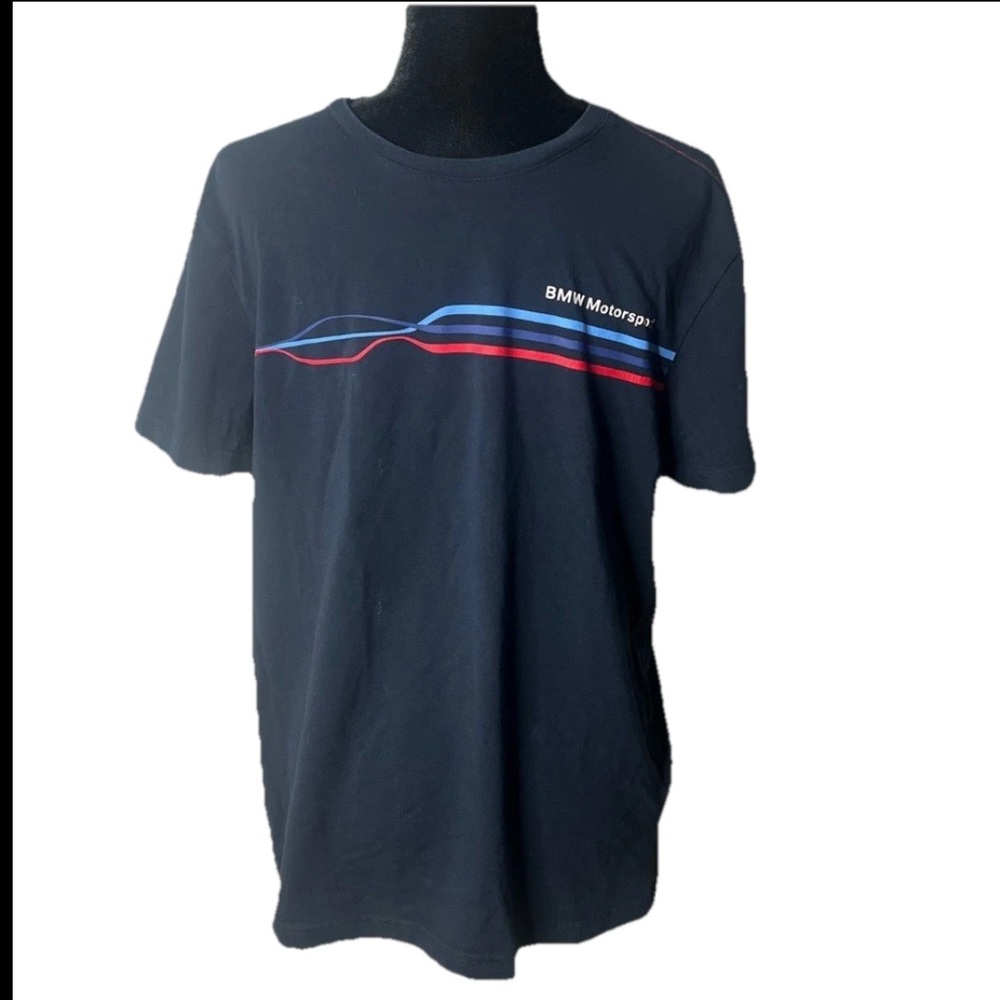 BMW Motorsport Tee large‎ powered by M navy Large